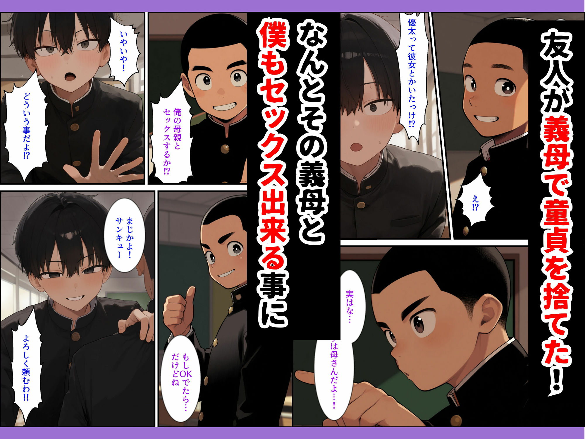 童貞の僕が友達のお義母さんに筆下ろしをしてもらったら…の画像1