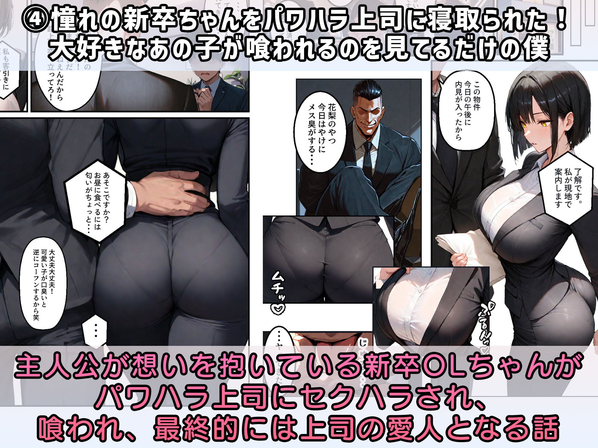 NTR漫画5作品300P総集編!幼馴染、パソコン部、新卒ちゃん、バスケ女子、リフレ嬢の画像9