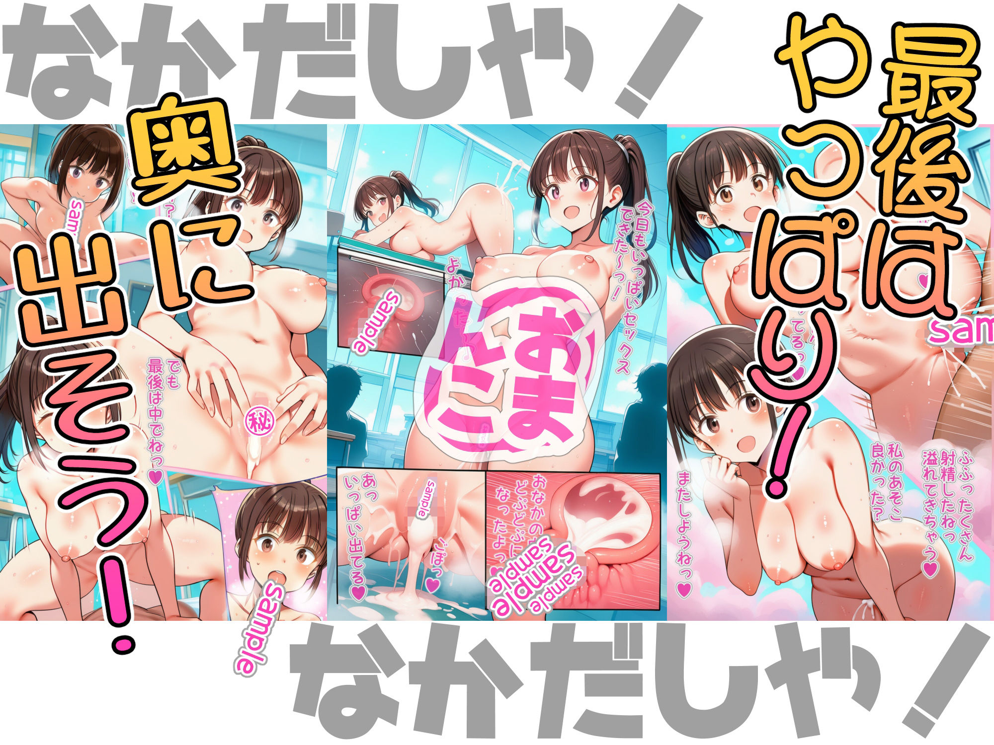 教室で女の子が自分から男子達と中出しセックスしにいって積極的に子宮の奥まで精液を流し込んでいくお話!の画像6