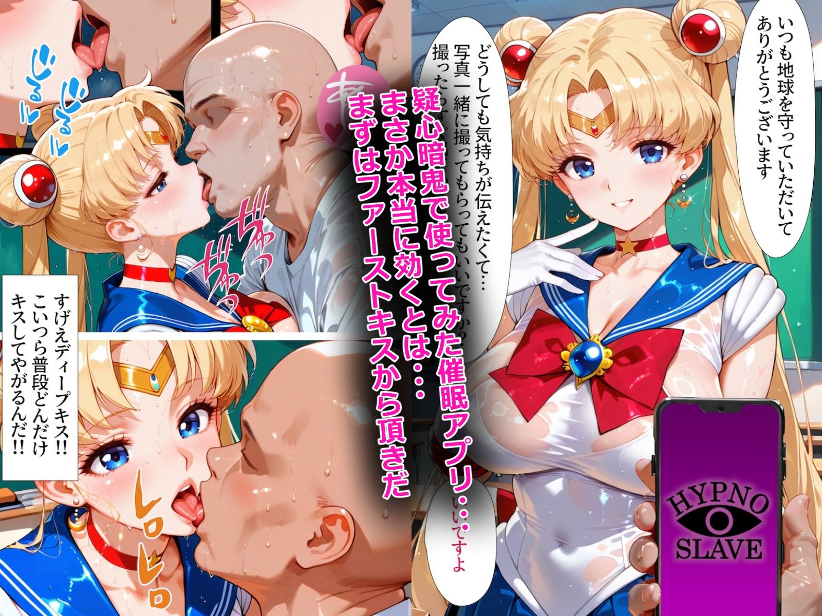 催〇アプリ開発されたカラダ抗えない快楽ボテ腹追加ver-セーラームーン編-の画像1