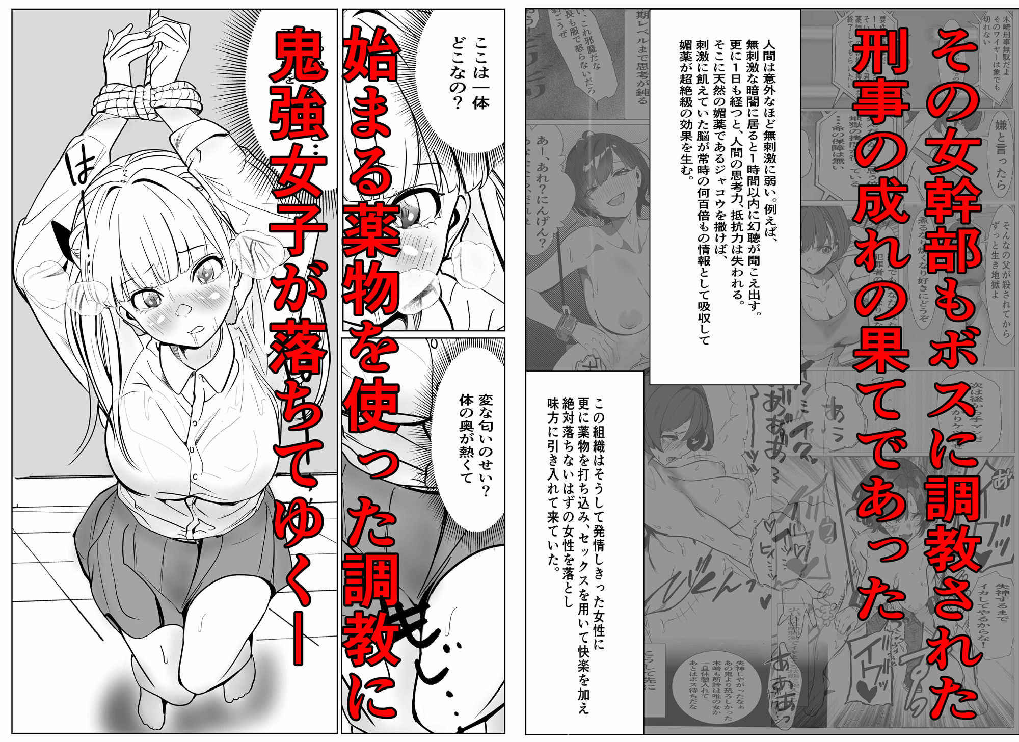 鬼強復讐女子が敗北し調教され堕ちる話 画像10