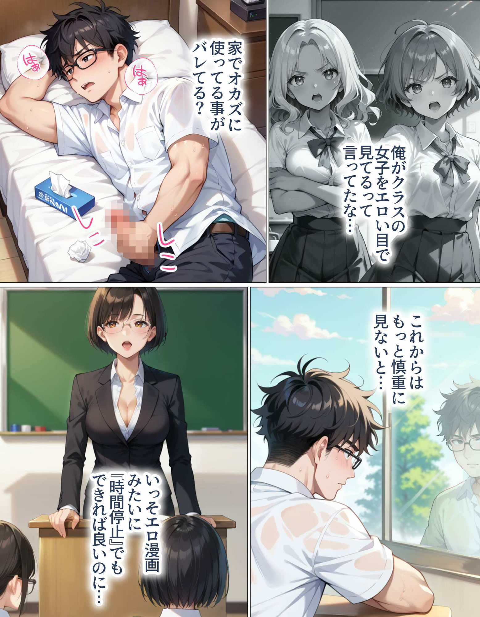 腕時計のリューズを引っ張ったら時間が停止！？好き放題に女子生徒にイタズラした話 画像9