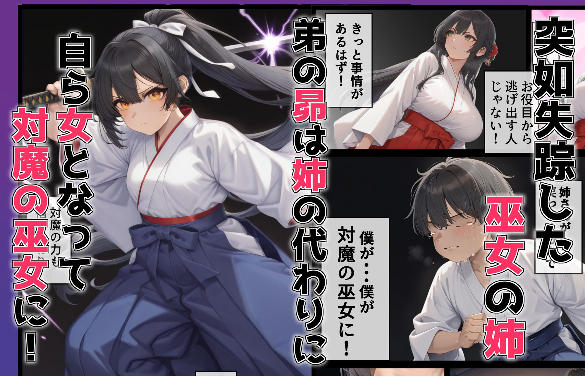 TSしてシたいこと〜姉の代わりに対魔の巫女となった弟鬼のチ〇ポに快楽堕ちしてしまう〜の画像6