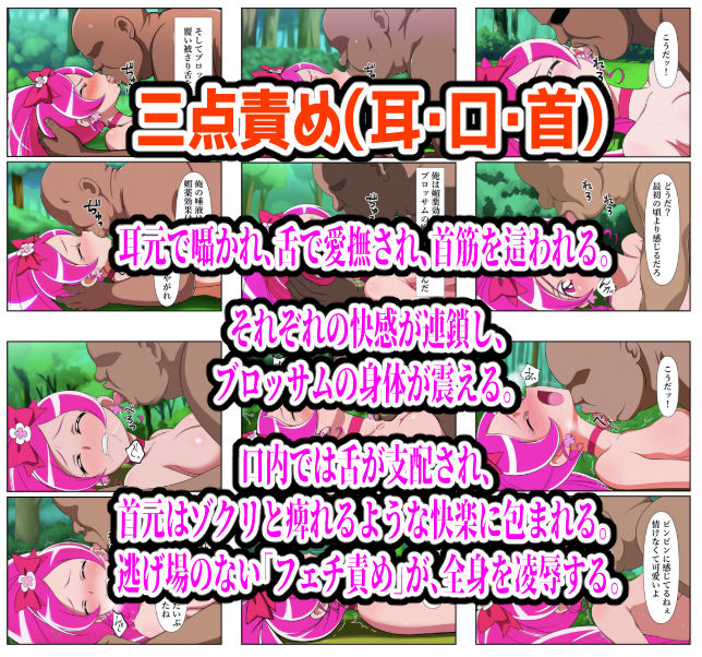 プリキュア同人 キュアブロッサム拘束×種付け調教の画像6