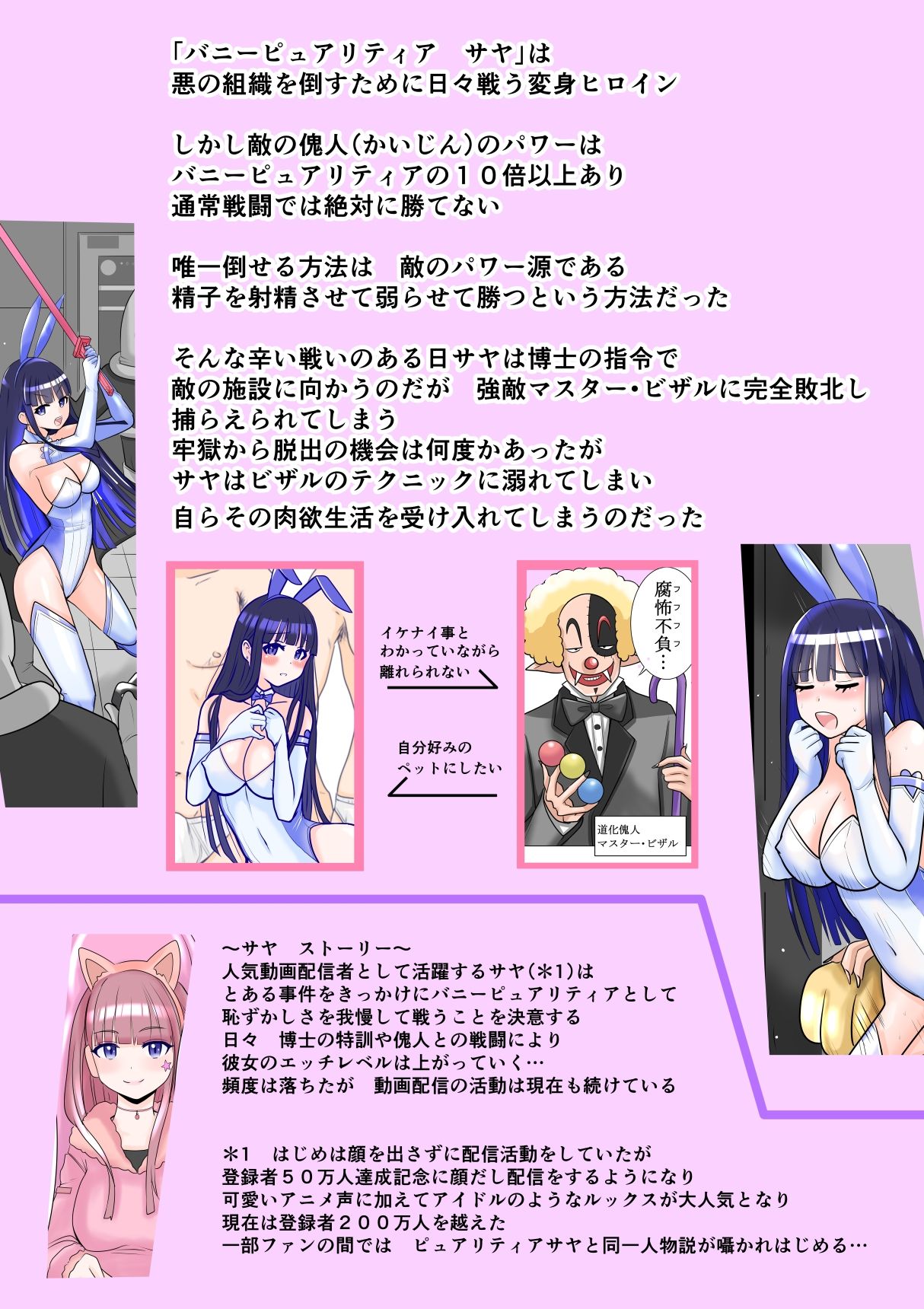 恥辱変身バニーピュアリティア サヤ 03  性介護の牢獄・肉欲のスタジオ撮影編 (dcomic jp-002)
