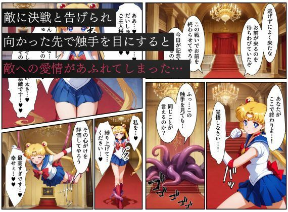 美少女戦士セーラー●ーン悪堕ち〜触手怪人に敗北し、闇堕ちさせられてしまう…〜 画像8
