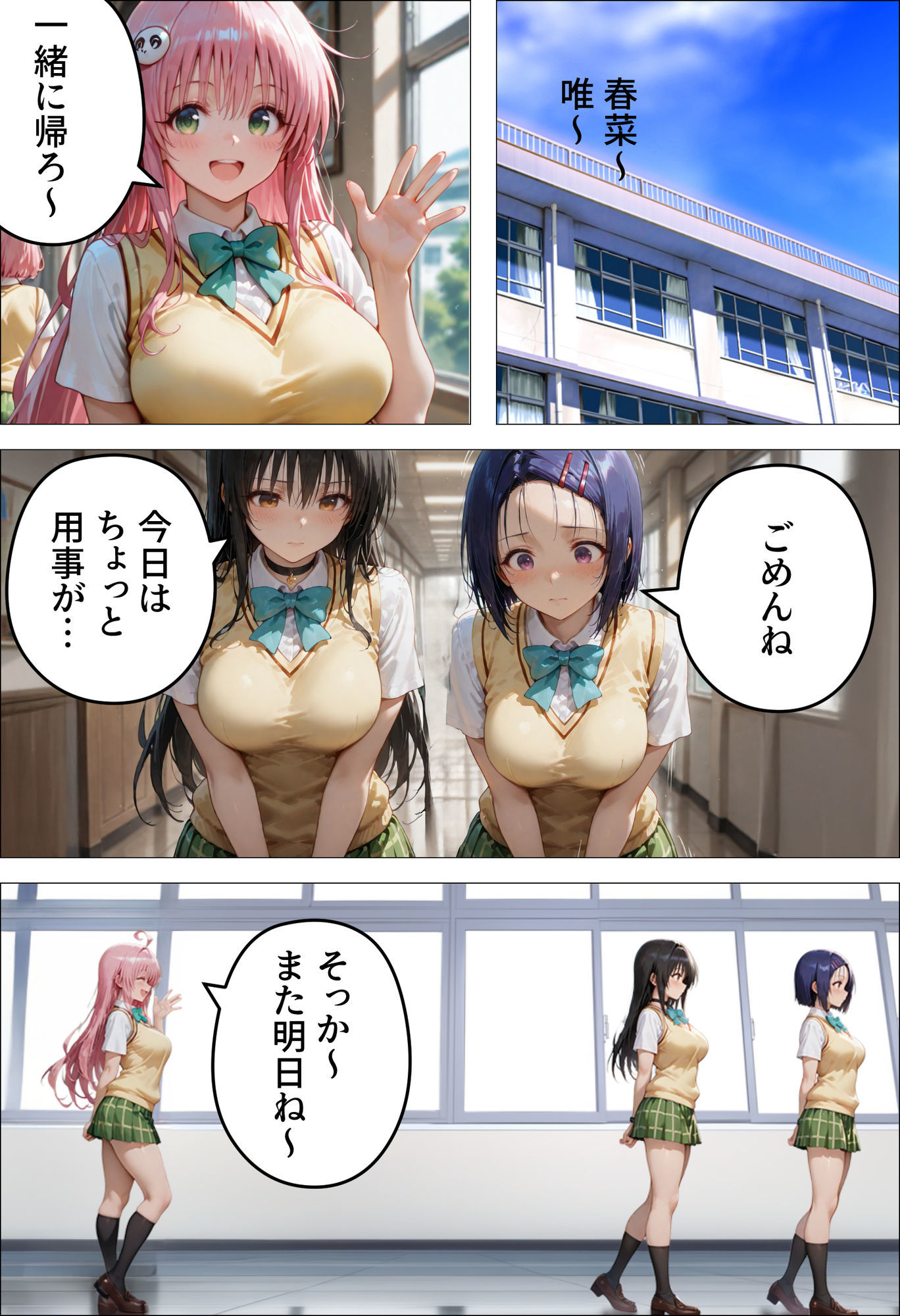 催●種付け学園 緊縛調教ボテ腹肉便器科へようこそ モ〇とラ〇編の画像6