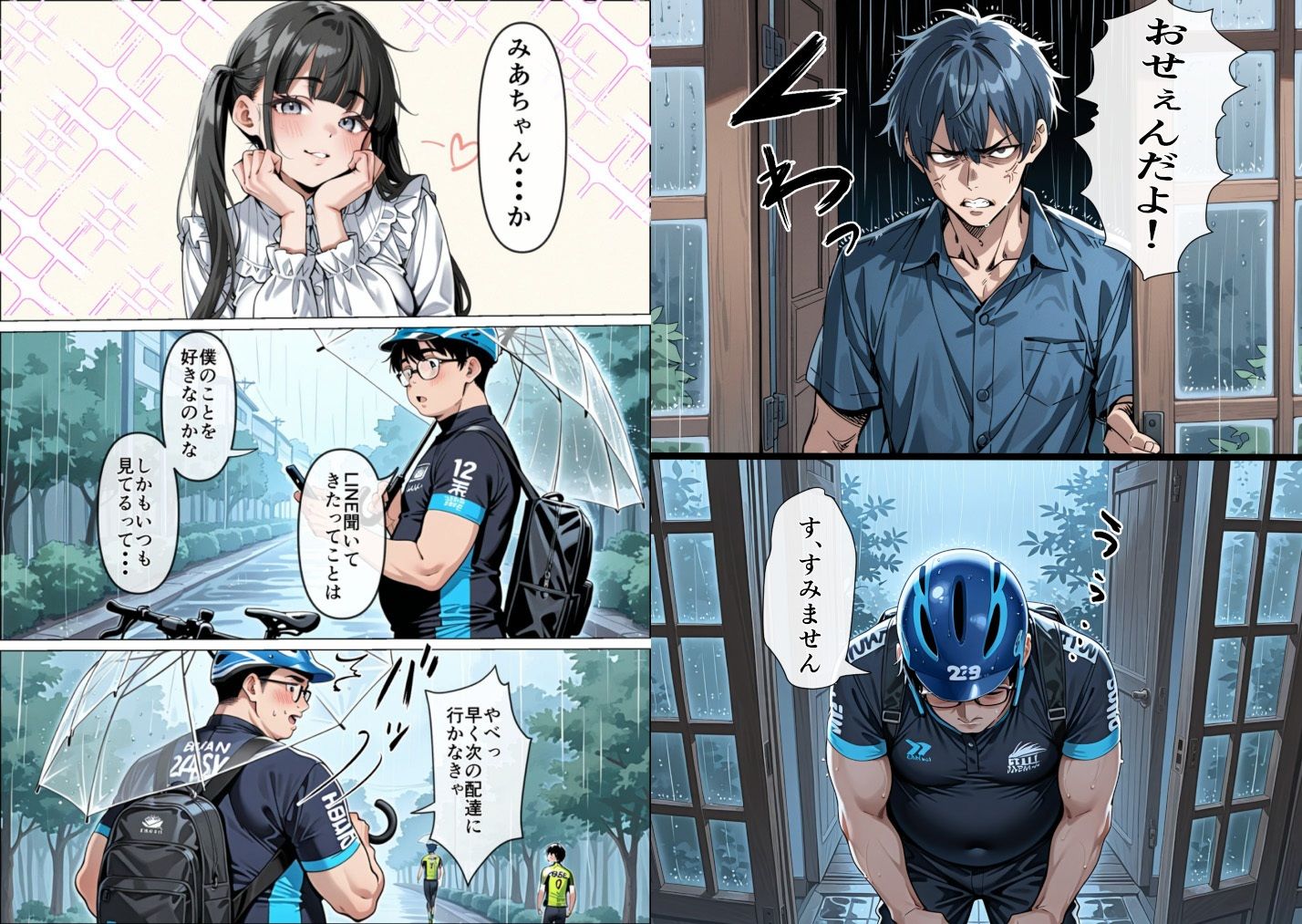 Ub●rの配達先で推しコンカフェ嬢が彼氏とヤってた話の画像6