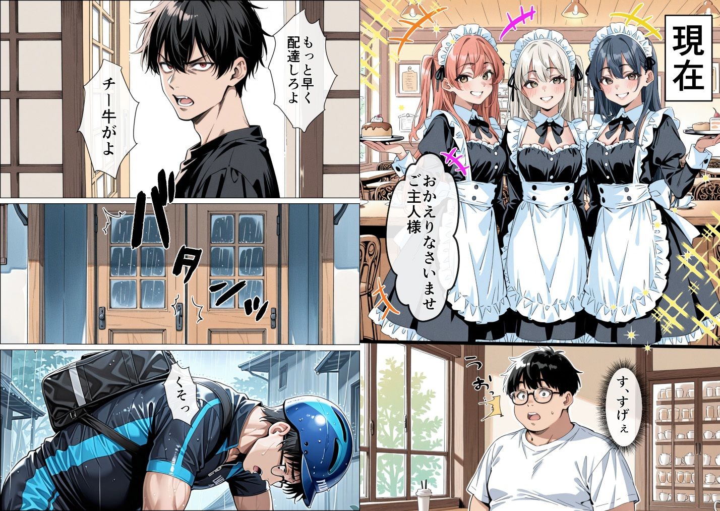 Ub●rの配達先で推しコンカフェ嬢が彼氏とヤってた話の画像7