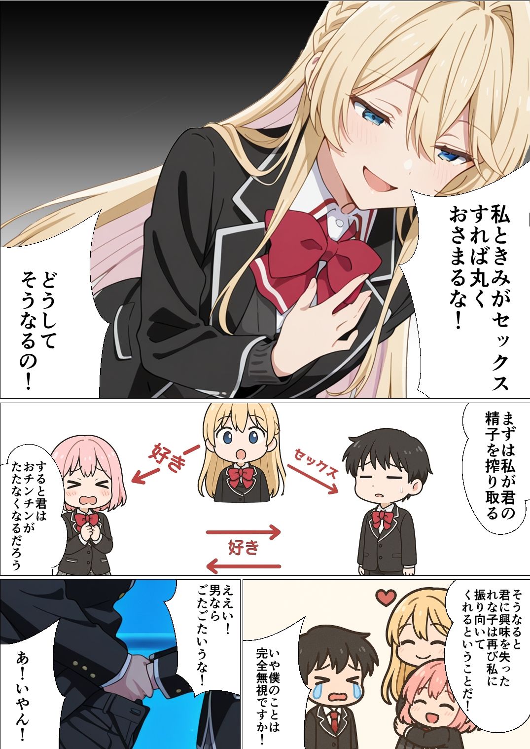 わたしがチンポを挿入できるわけないじゃん、ムリムリ!2の画像10