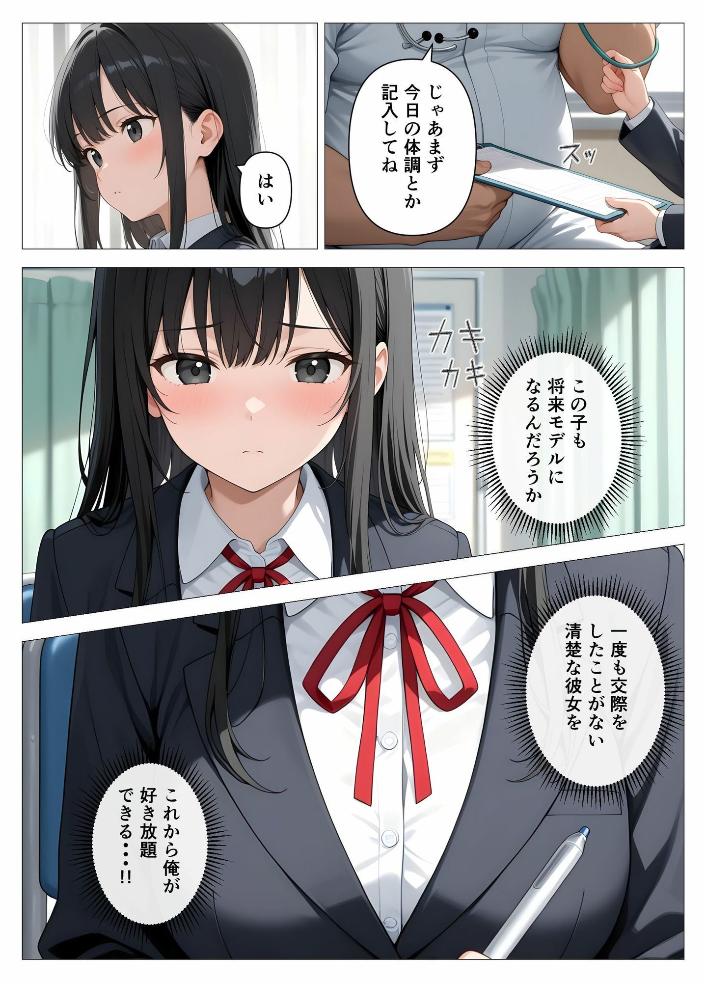 内科検診の担当医になって女子校生を好き放題 画像7