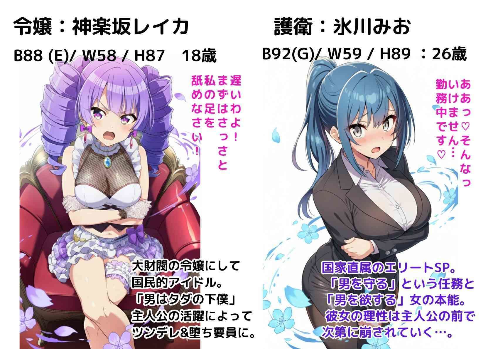 貞操逆転ハーレム無双、全員俺の性処理係！（女医・妹・護衛・令嬢）の画像2