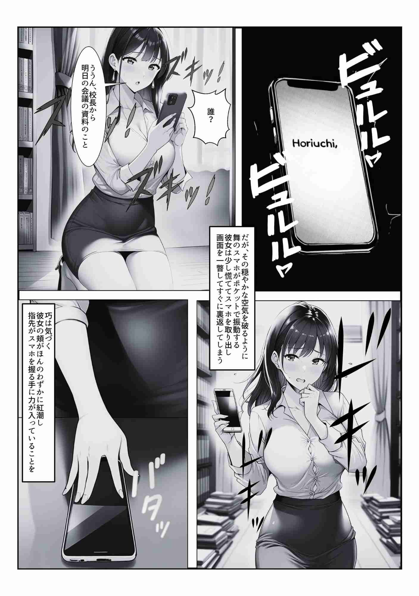 舞先生は俺の彼女だった筈なのに  気がつけば校長の棒シャブリのサンプル画像 6