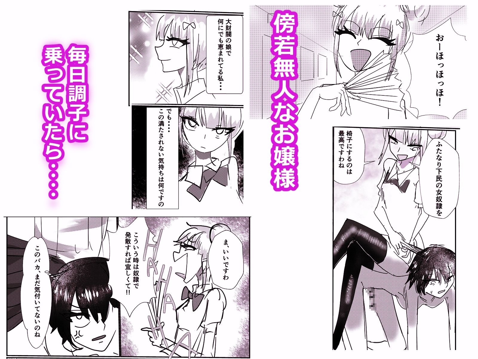 高飛車お嬢様  ふたなり奴●に反逆される (dcomic jp-001)