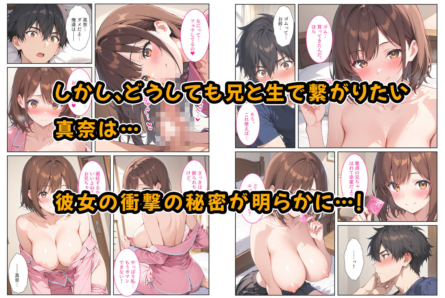 妊娠願望のある爆乳の妹とお試しで付き合ったらのサンプル画像 6