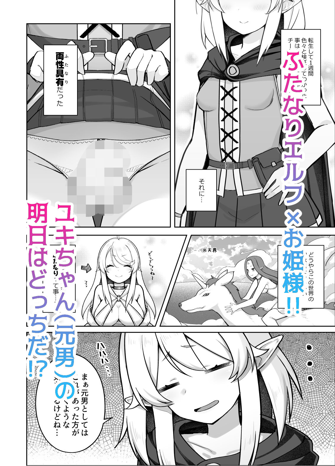 転生TSふたなりエルフ (dcomic jp-002)