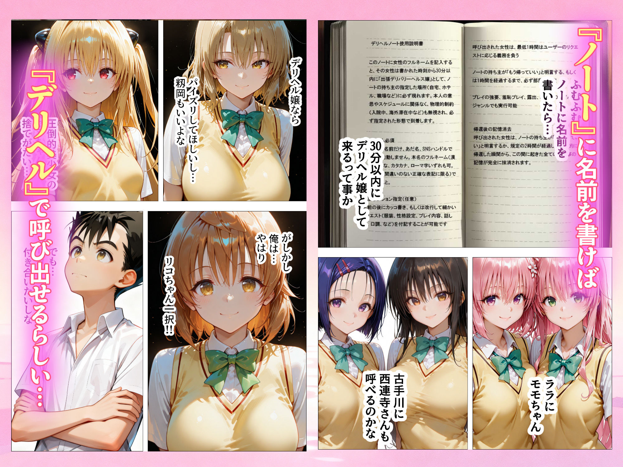 本番あり!?デリヘルノートでとらぶるハーレムをNN強奪してみた 古○川唯 西○寺春菜 籾岡里○の画像6