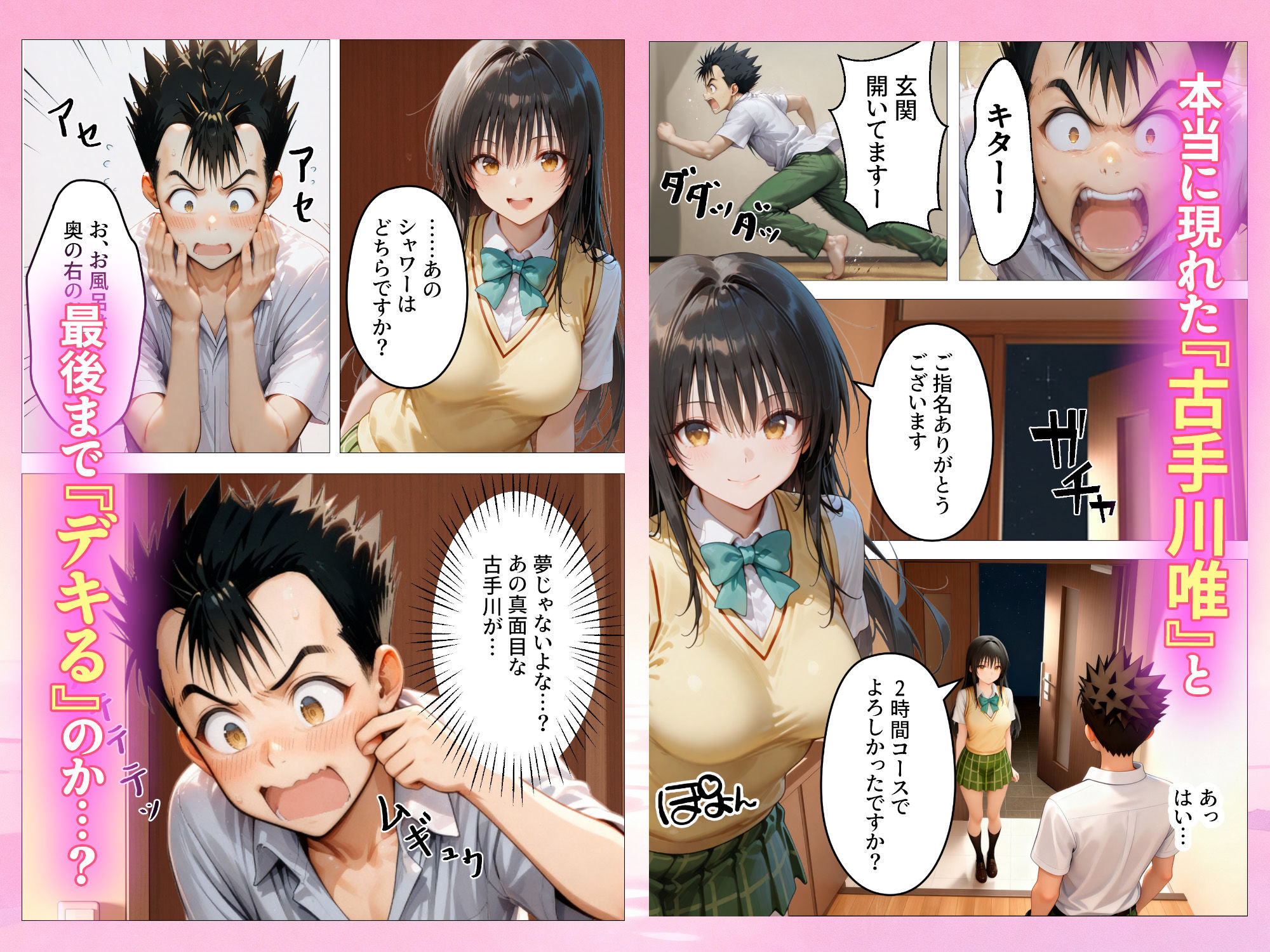 本番あり!?デリヘルノートでとらぶるハーレムをNN強奪してみた 古○川唯 西○寺春菜 籾岡里○の画像8