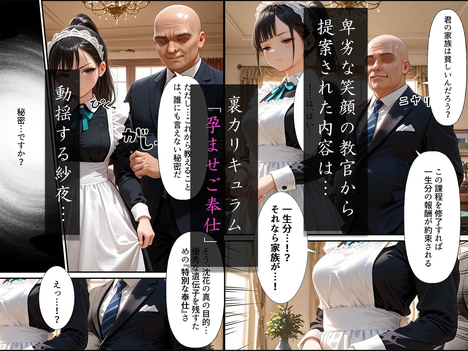 ［4K/高画質コミック版］  孕ませご奉仕学園〜子宮でご奉仕させていただきます〜 三崎紗夜のサンプル画像 6