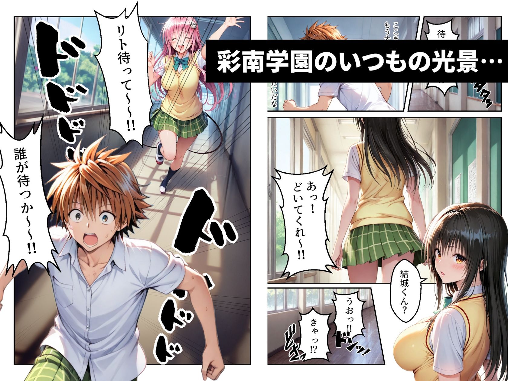 ガちんぽバトル！！ 〜ハレンチ風紀委員VS小悪魔お姫様〜 画像1