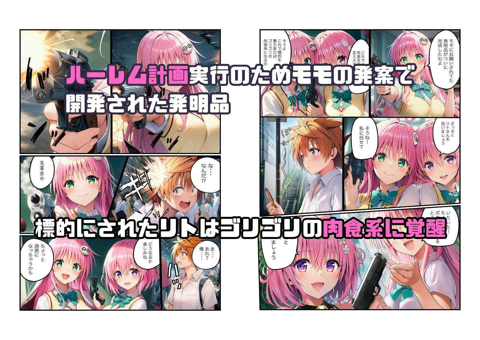 【リト覚醒でわからせ調教】メス堕ちしていくとらぶる美女たちの画像1