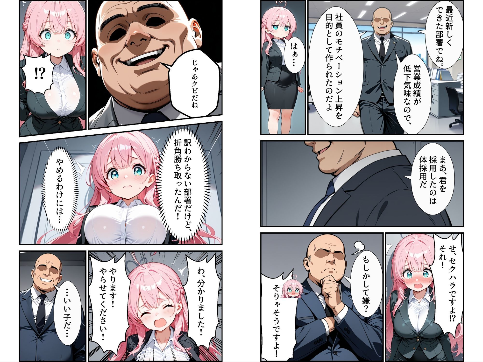 入社したら性処理する部署に配属された件！？のサンプル画像 6