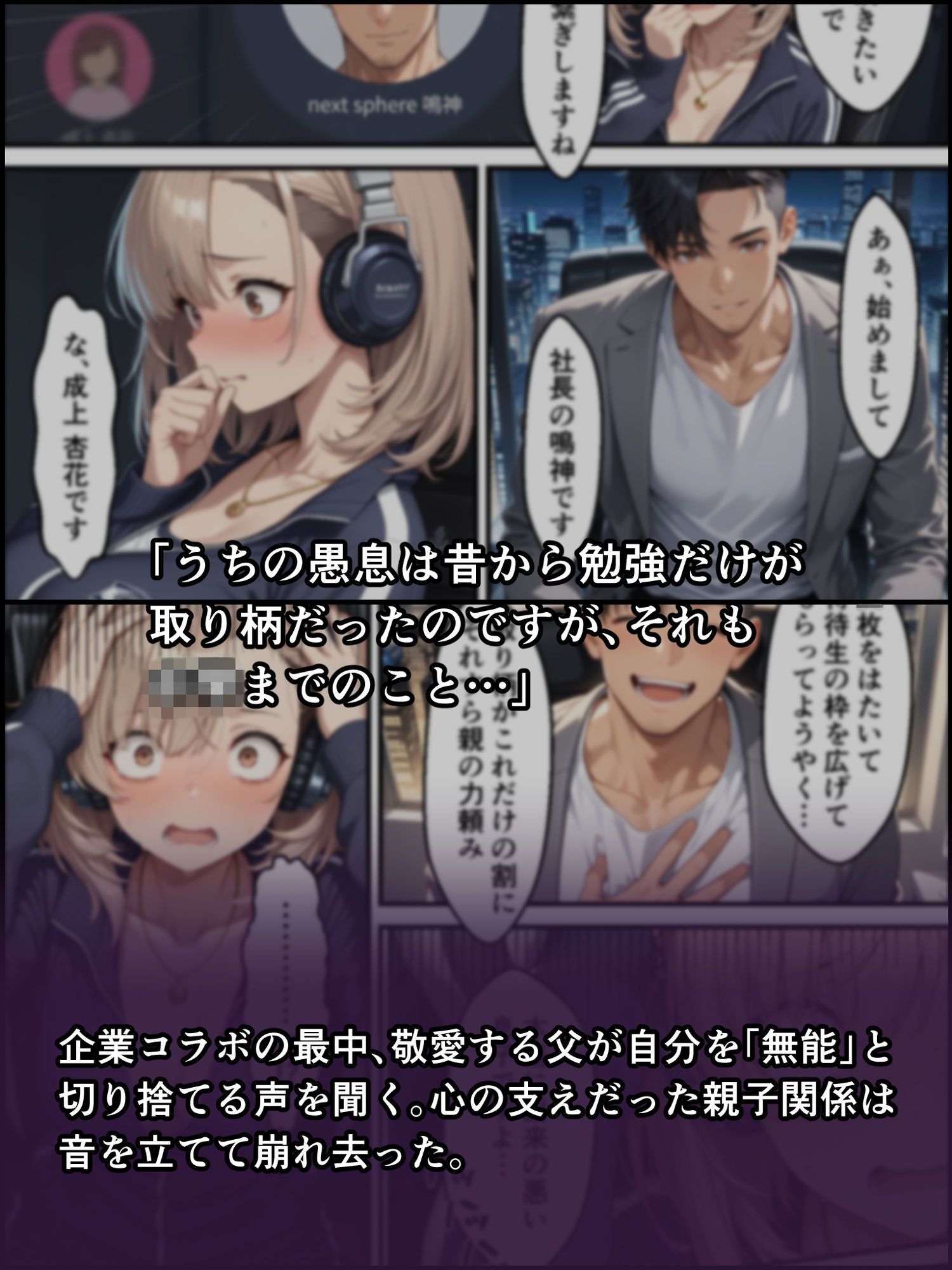 蝕宴のコラプティオ  淫魔の呪いで美少女に変えられた高慢な特待生が、清楚系ビッチな淫魔Vアイドルに堕ちるまでの2週間のサンプル画像 6