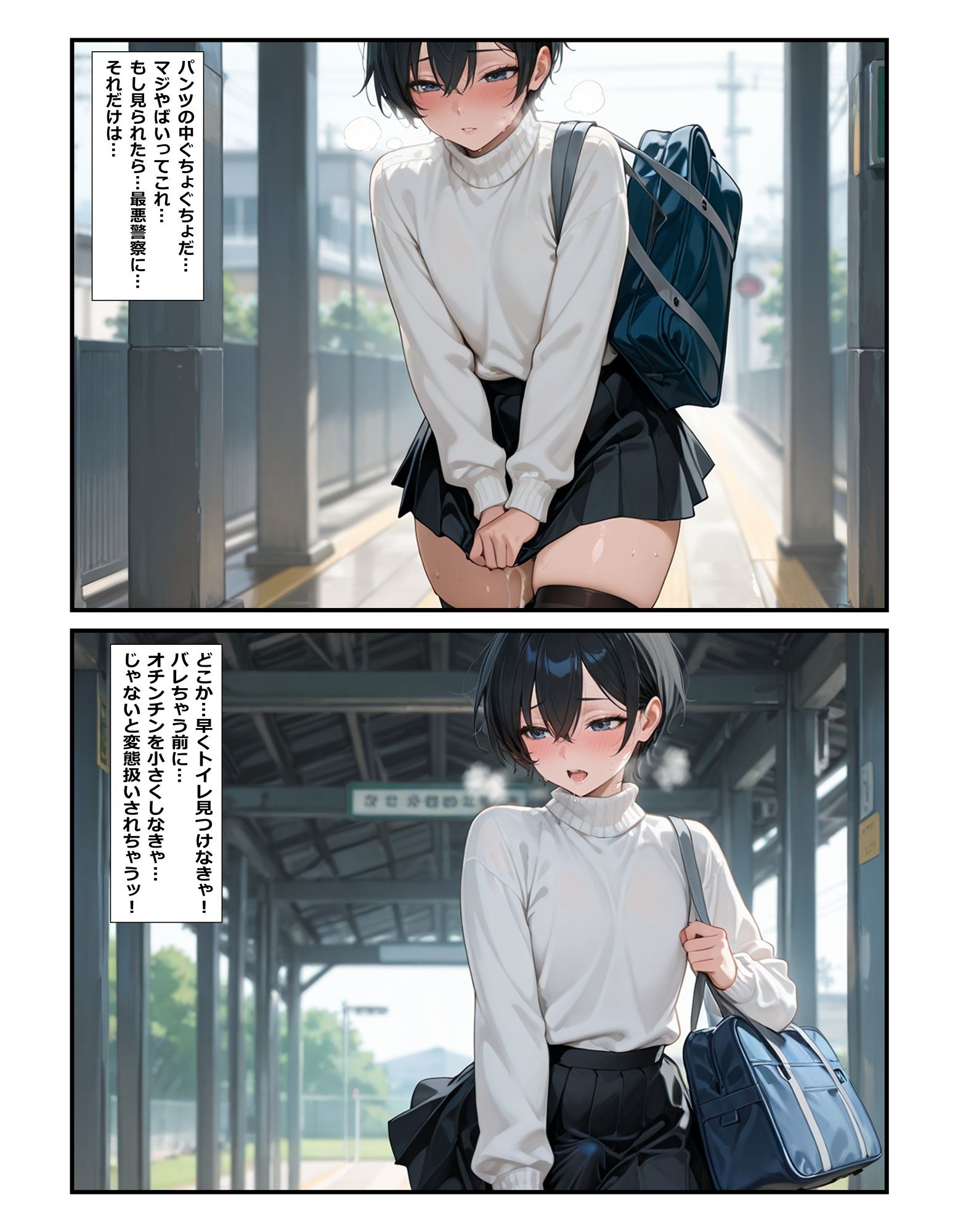 女装してたら痴●されちゃった!犯●れる妄想にハマっちゃった! 画像6