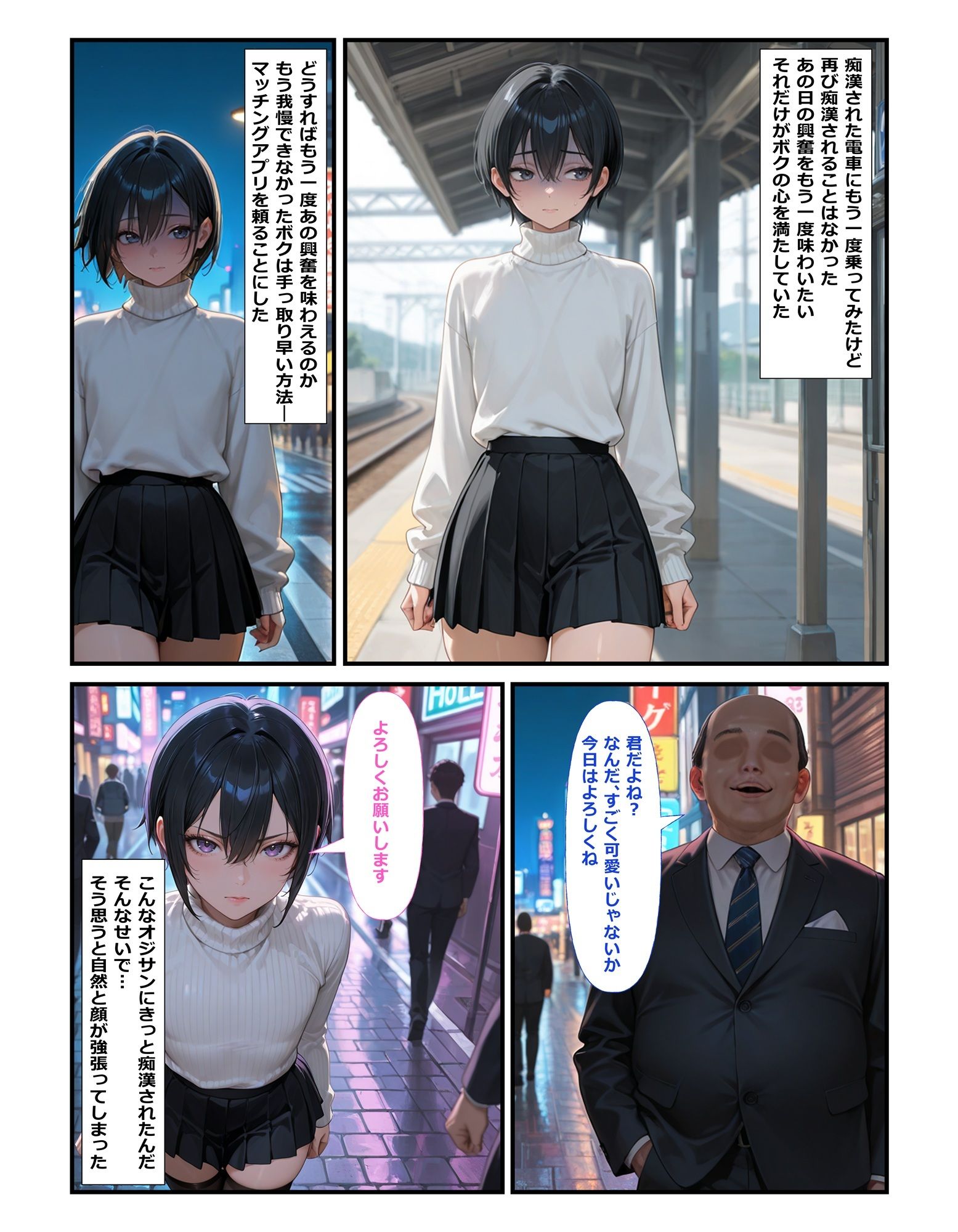 女装してたら痴●されちゃった!犯●れる妄想にハマっちゃった! 画像10