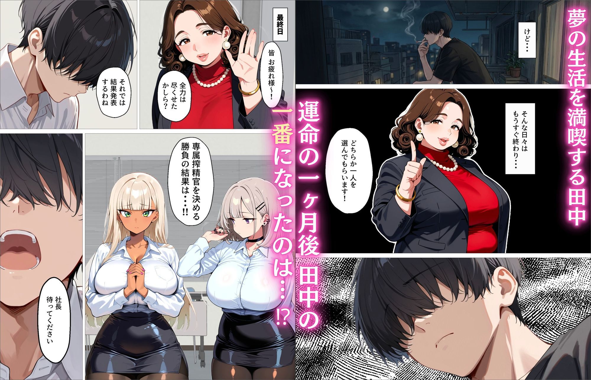 新卒の黒ギャルとダウナーギャルが「2人で」搾精してくれる話の画像10