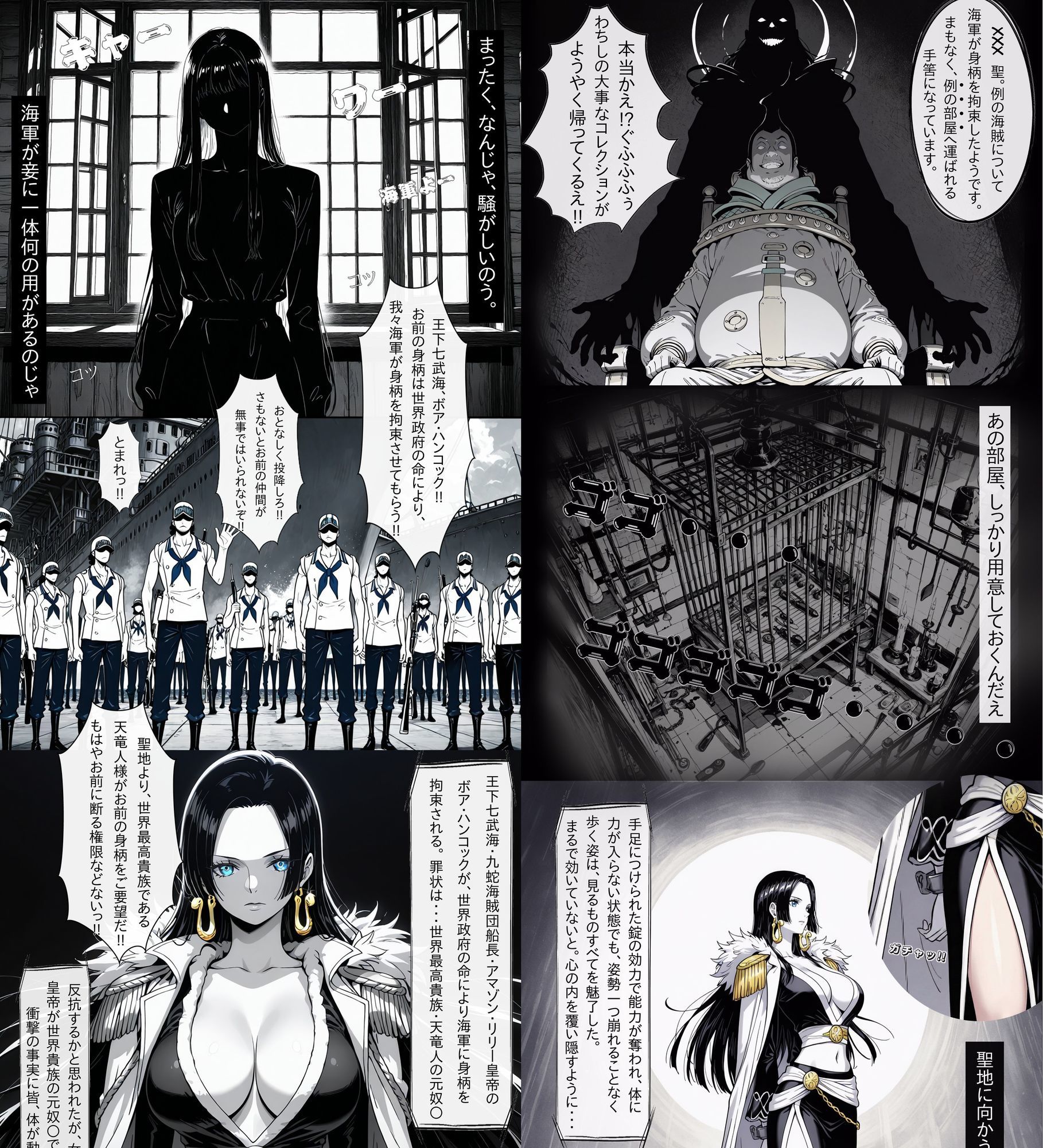 世界最高貴族の手によって快楽に堕ちた美女は海賊女帝 ボ〇・ハンコック 画像6