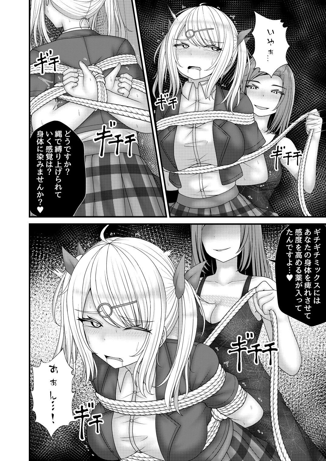 縄蜘蛛の餌 蜘蛛の巣の罠のサンプル画像 6