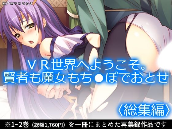 VR世界へようこそ。賢者も魔女もち●ぽでおとせ ＜総集編＞の商品画像