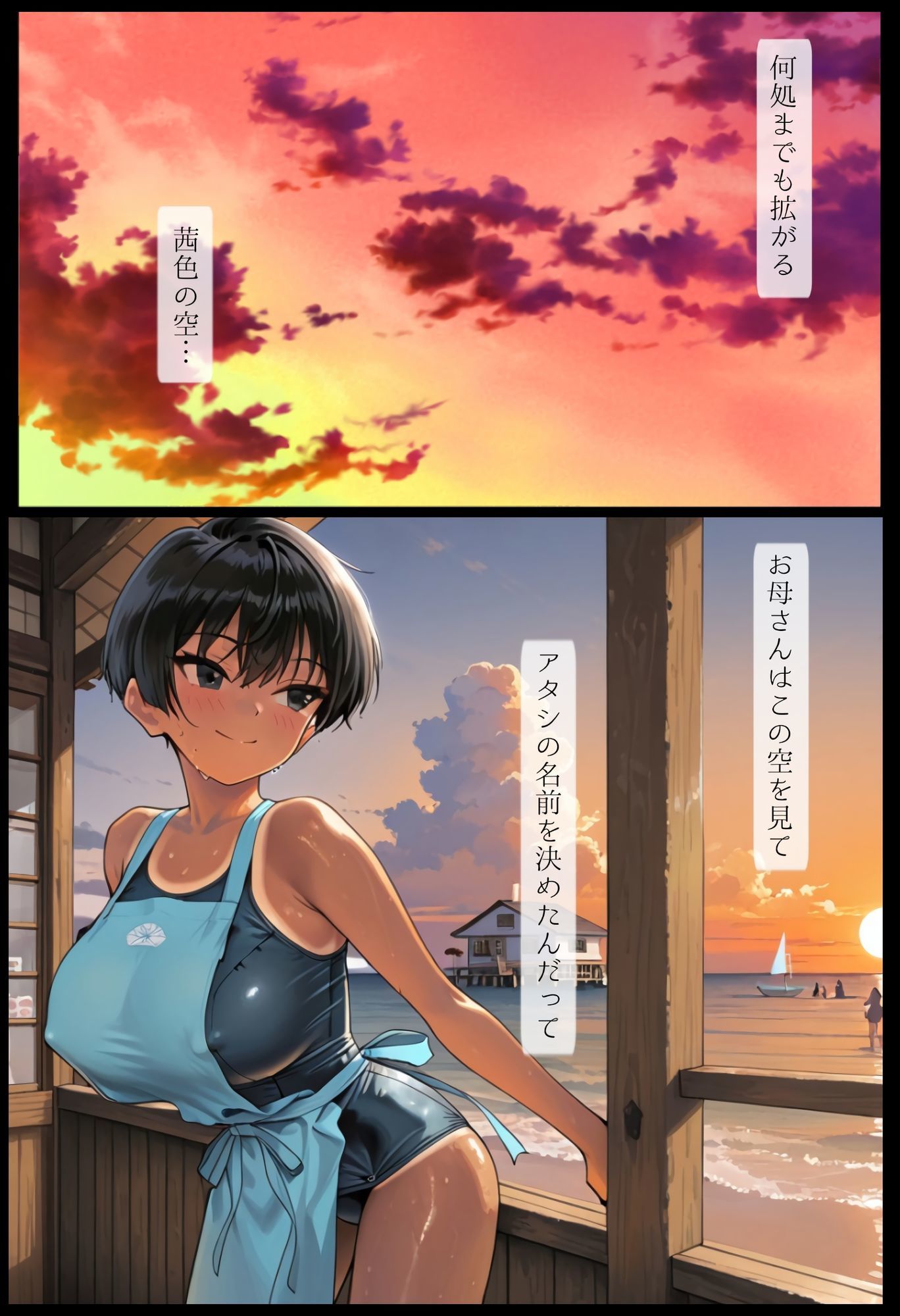 海の家の少女（ルートB） 画像8