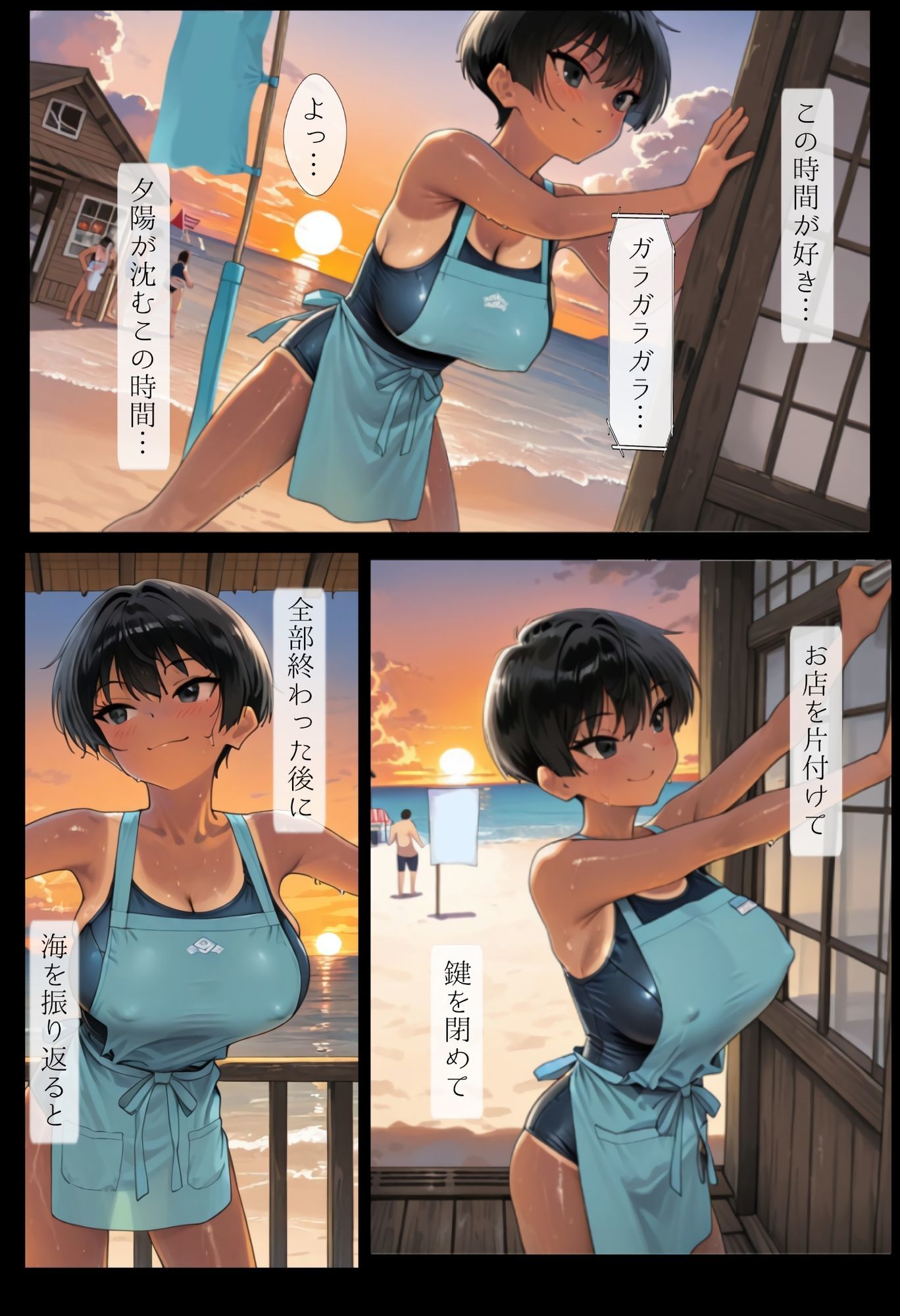 海の家の少女（ルートB） 画像9