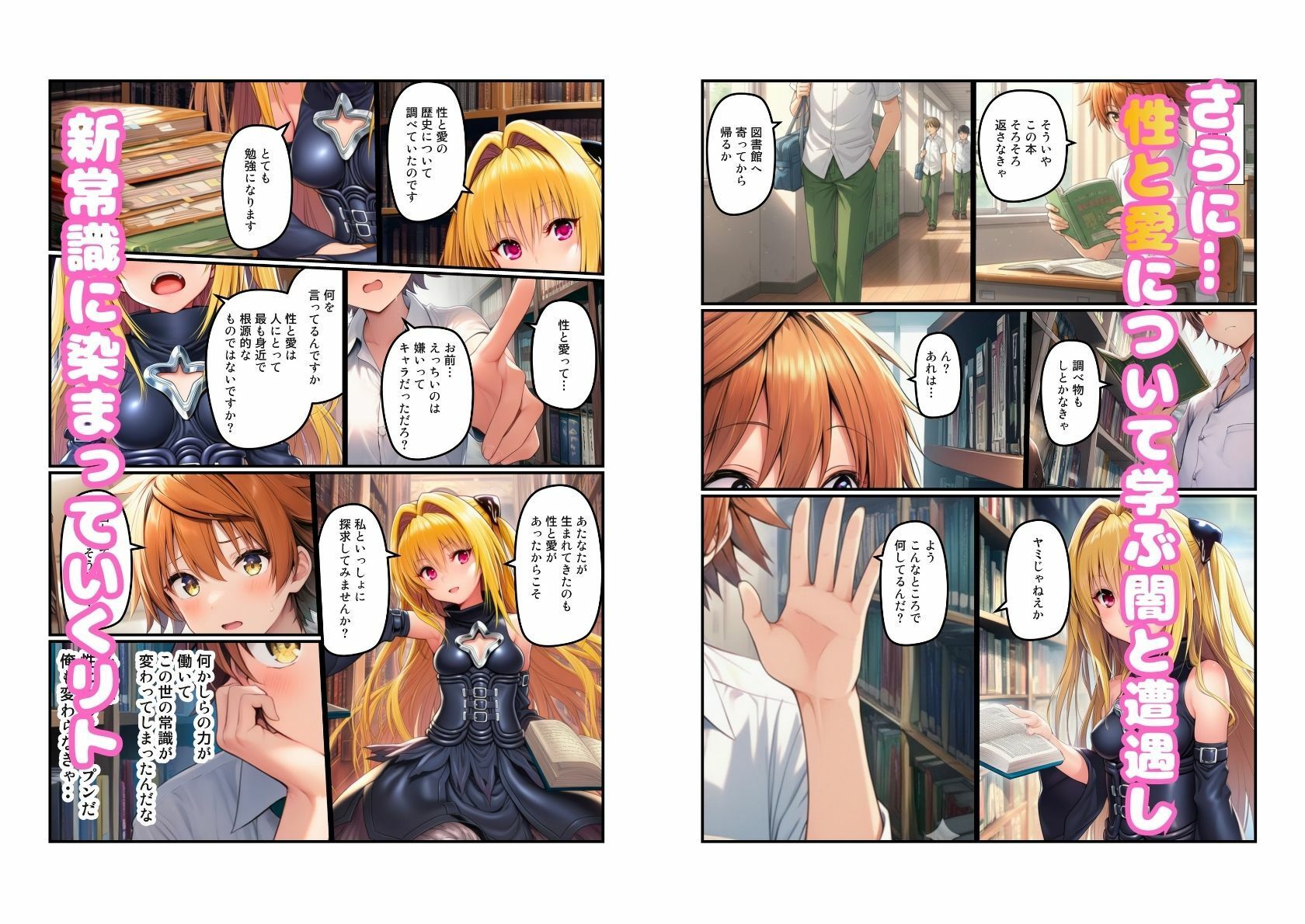 【常識改変の世界でリト快楽堕ち】とらぶる美女と(古◯川唯・金◯の闇・西◯寺春菜)とハーレムSEXの画像6