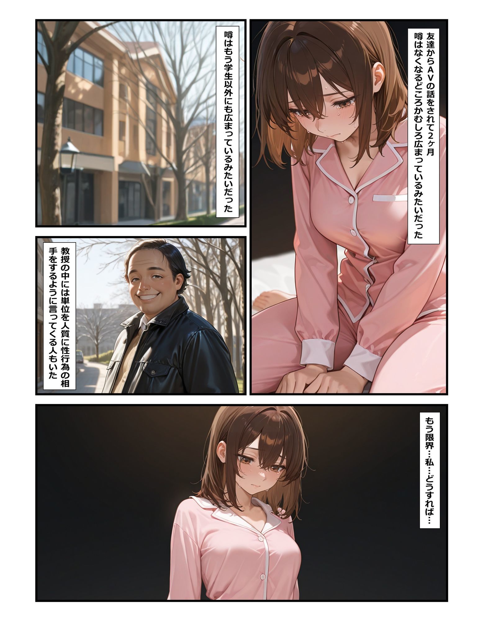 もう一人の私がAVに出ていたせいで  ビッチ扱いされて妊娠までしちゃいました 画像8