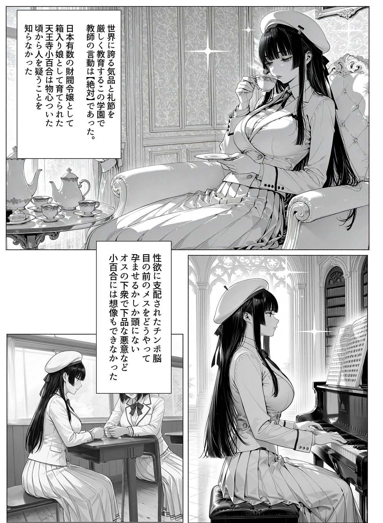 温室育ちのお嬢様をオナホにするのは簡単すぎる-天王寺小百合-編の画像2