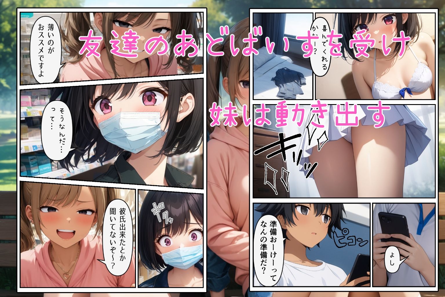 実はブラコンな妹をSEXの練習台にしちゃった件のサンプル画像 6