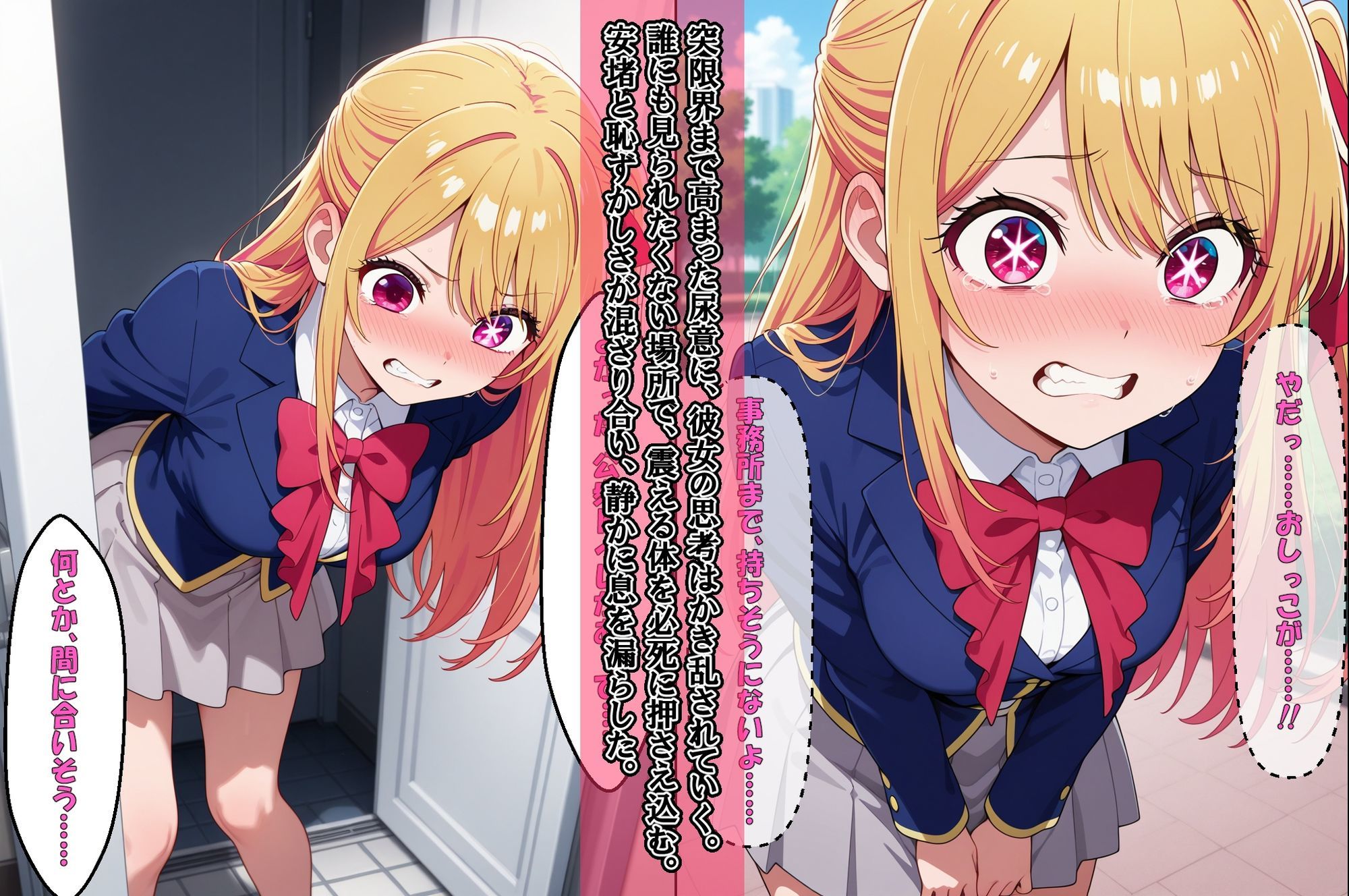 『◇ アイドル、捕獲完了（星〇アイ） ◇』＆『◇ アイドル、トイレの悪夢（星〇ルビー） ◇』2冊セットのサンプル画像 6