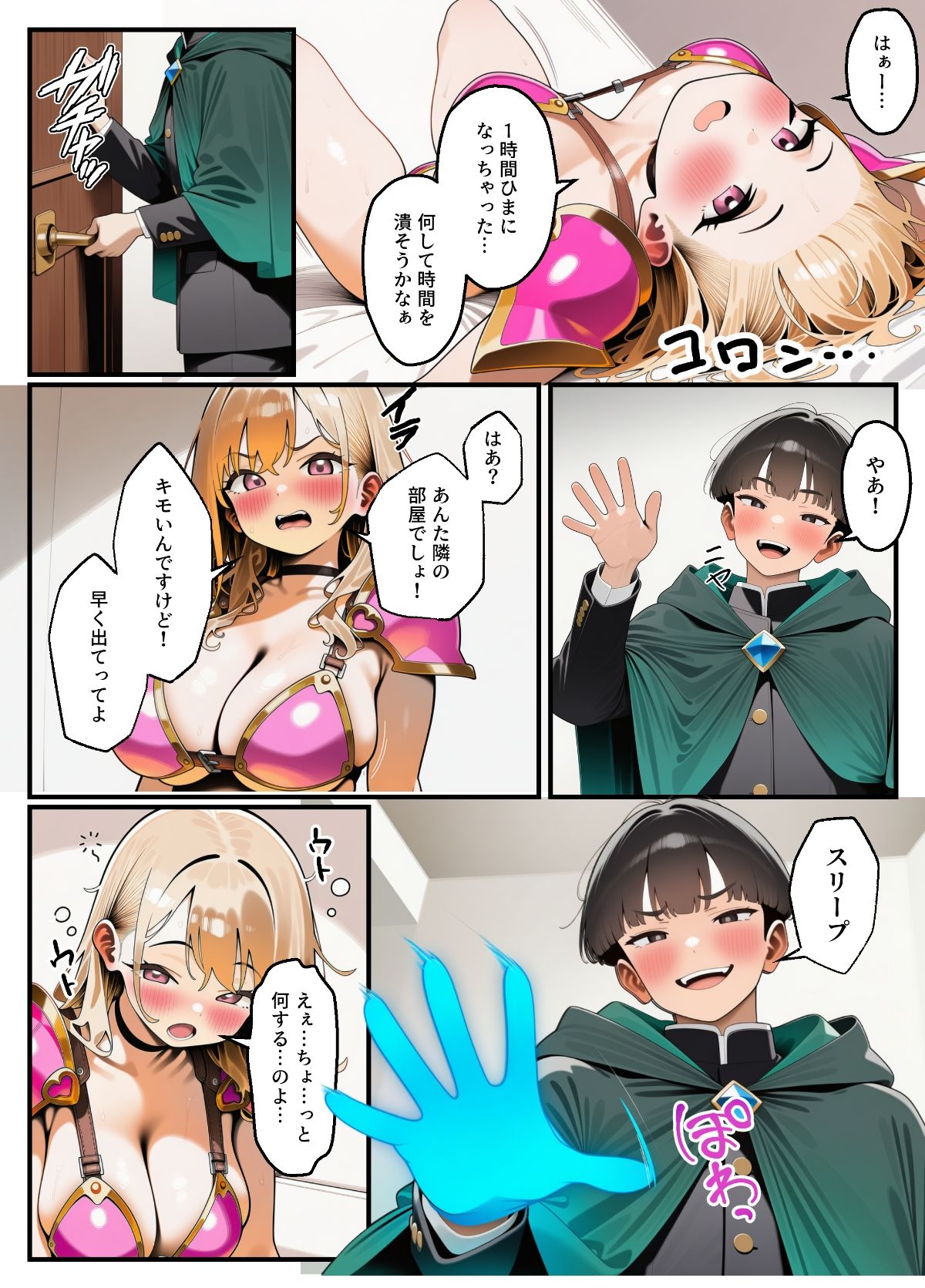 パーティメンバーのビキニアーマー生意気ギャルを魔法の力で寝取ります！【お試し版】 画像5