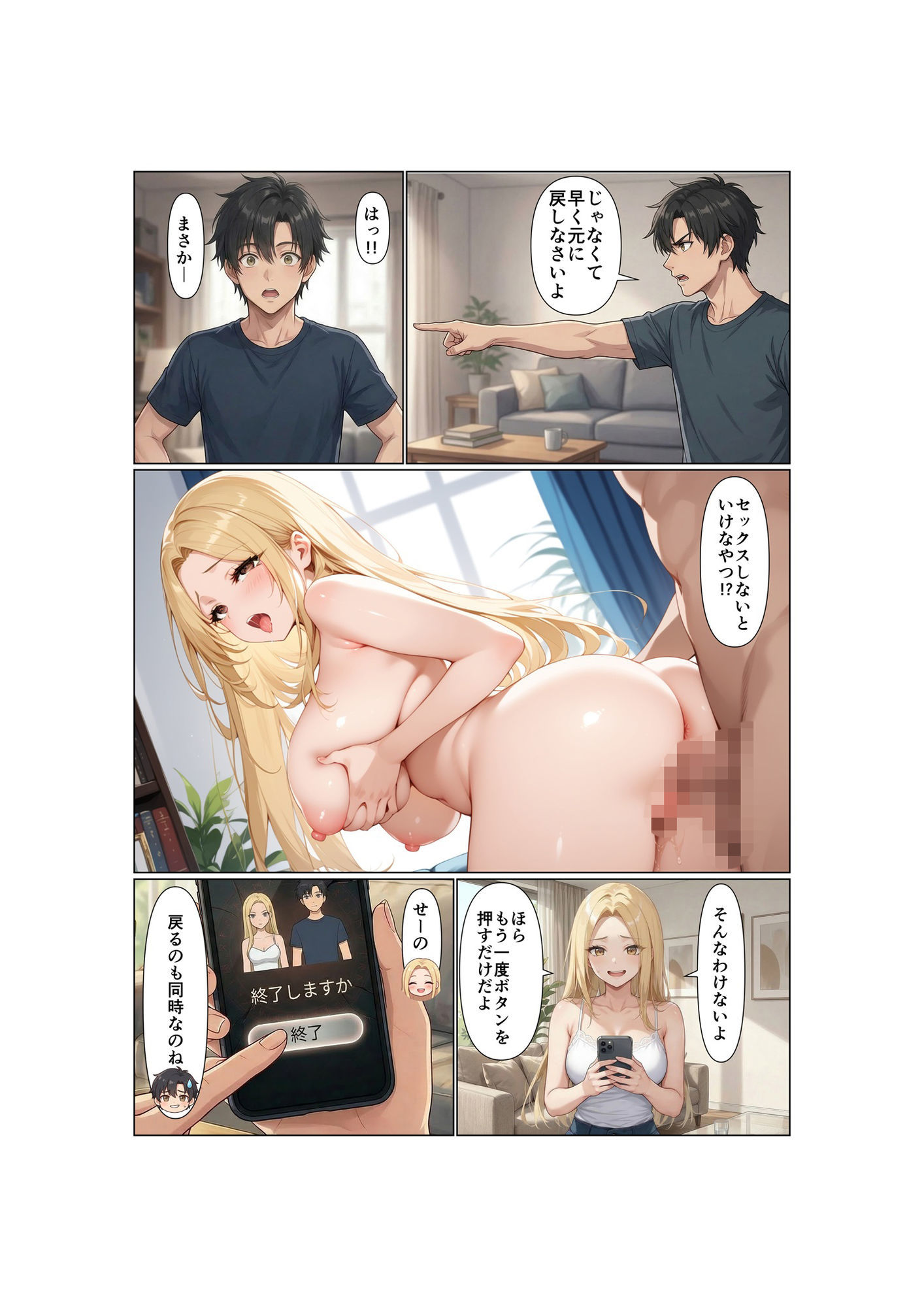 姉弟交換!!双子の弟は姉のカラダで女の快楽を知るのサンプル画像 6