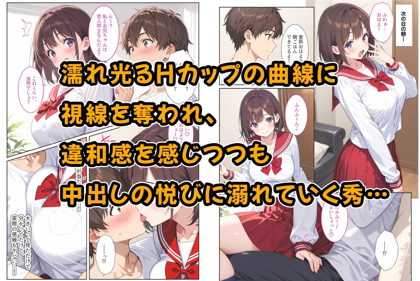 記憶喪失の兄を騙して中出しセックスをねだってくる爆乳妹〜たわわに実った妹おっぱいに欲情して我慢できない〜 画像7