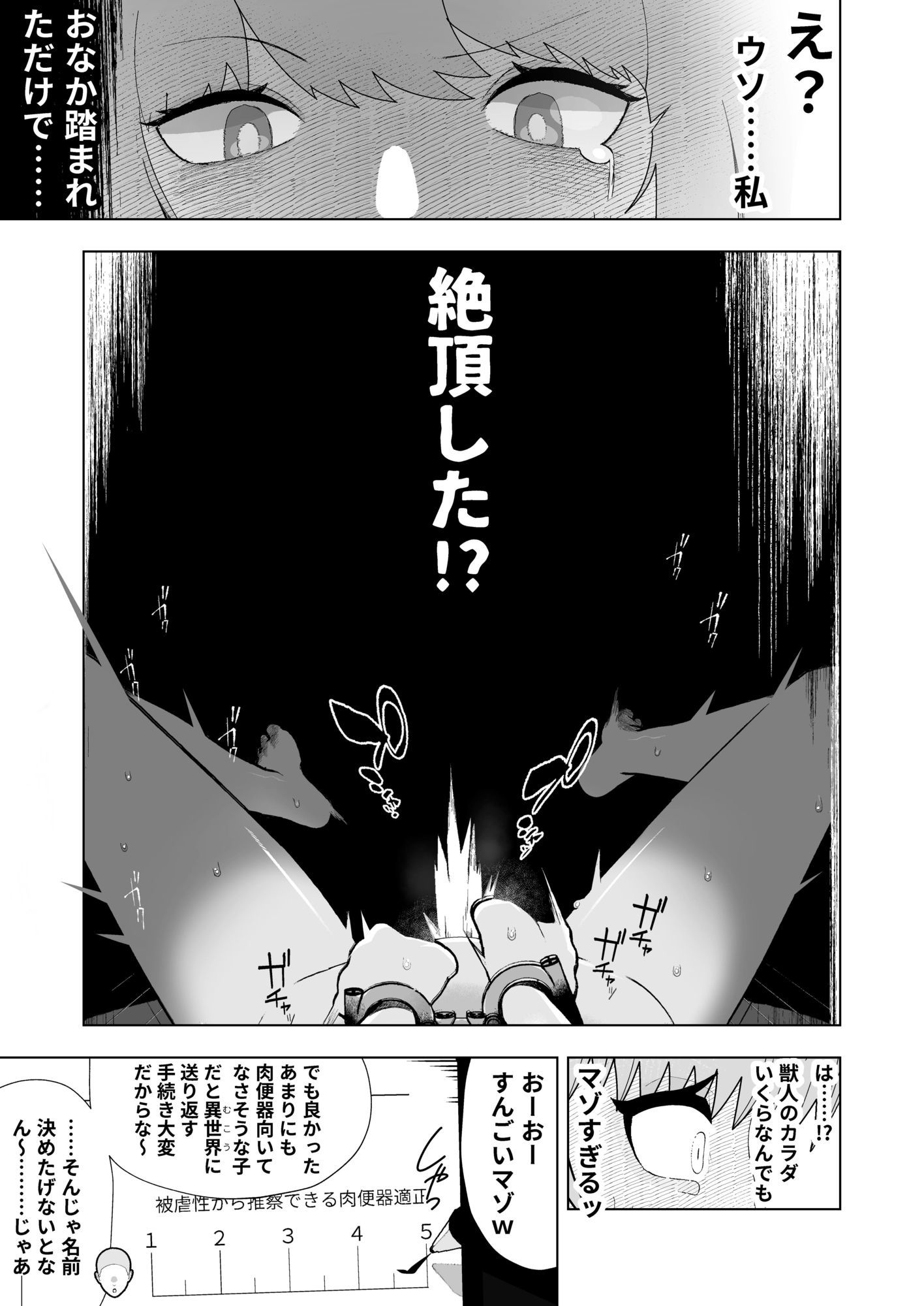 獣人が「肉便器ペット」として飼育される世界で目覚めたら獣人だったンだけどッ 立ち読み 11 / 11