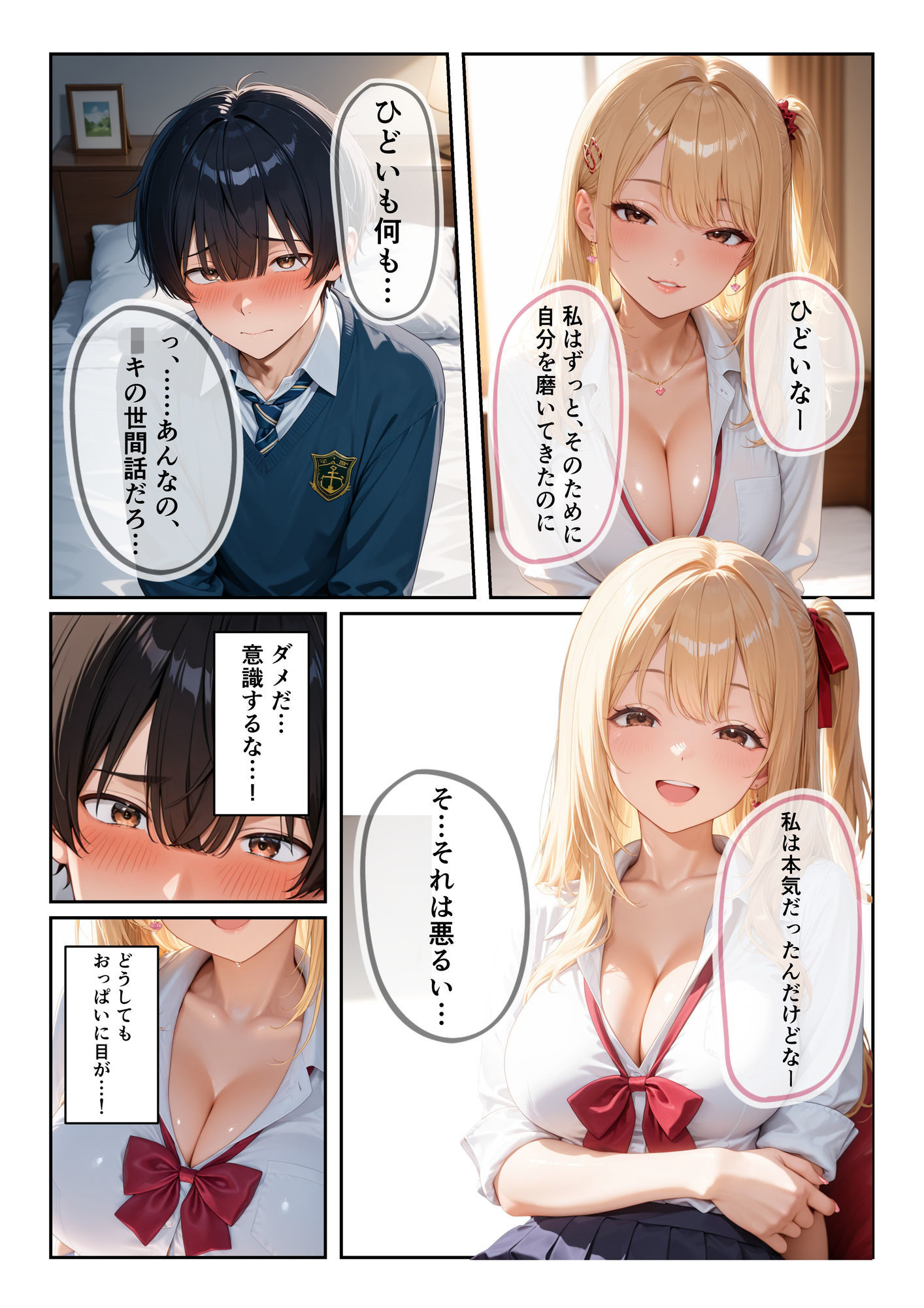 【紙灯工房総集編】催●リモコン逆転ハックからメス堕ち孕ませまで 金髪どエロギャルJK幼馴染・生意気妹・コスプレアンチ女を全員チ◯ポ堕ち！フルカラー 画像6