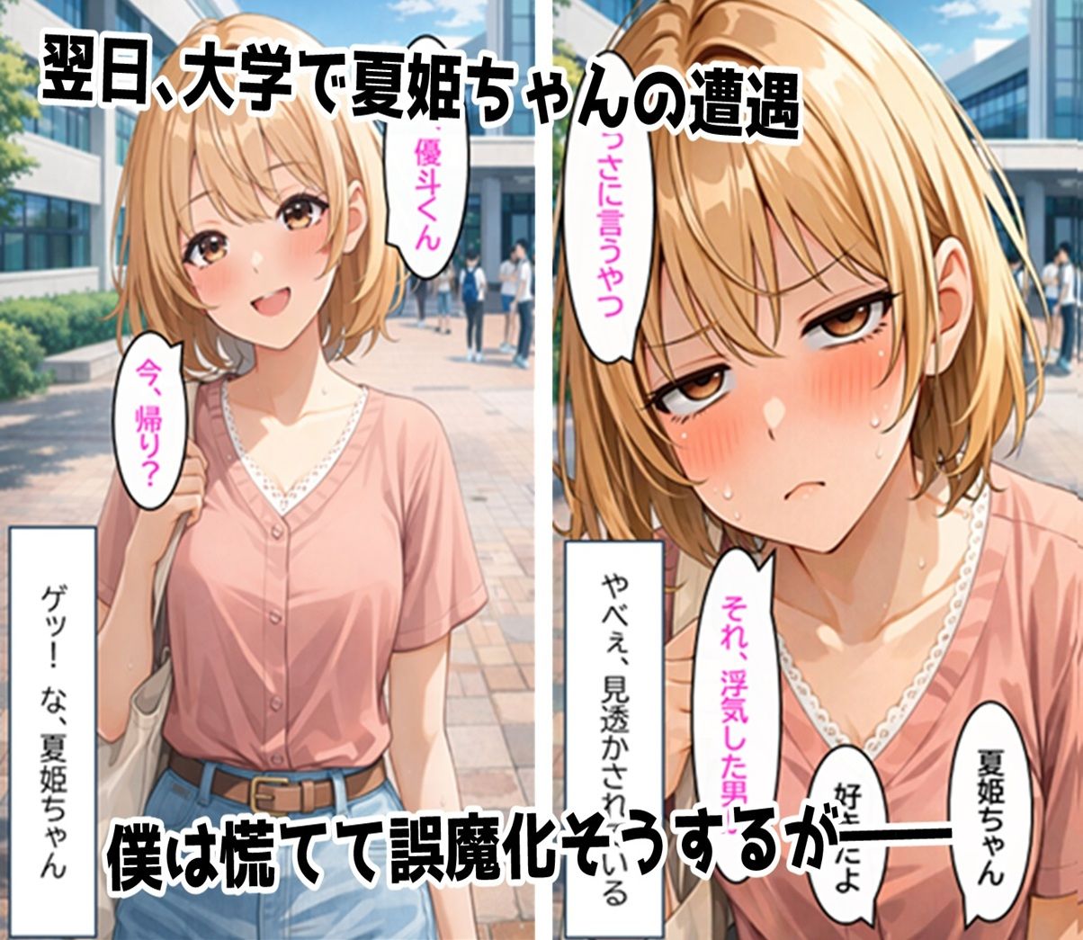 無防備すぎる同級生に、理性が追いつかなかった話 第8話「秘密を知った彼女」のサンプル画像 6