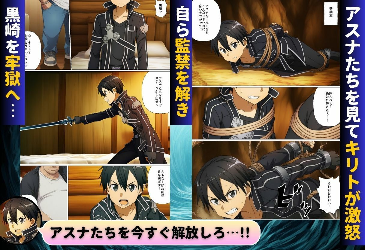 コスプレアート・オンライン〜キリトを人質に取られ全員寝取られ堕ちた件〜の画像8