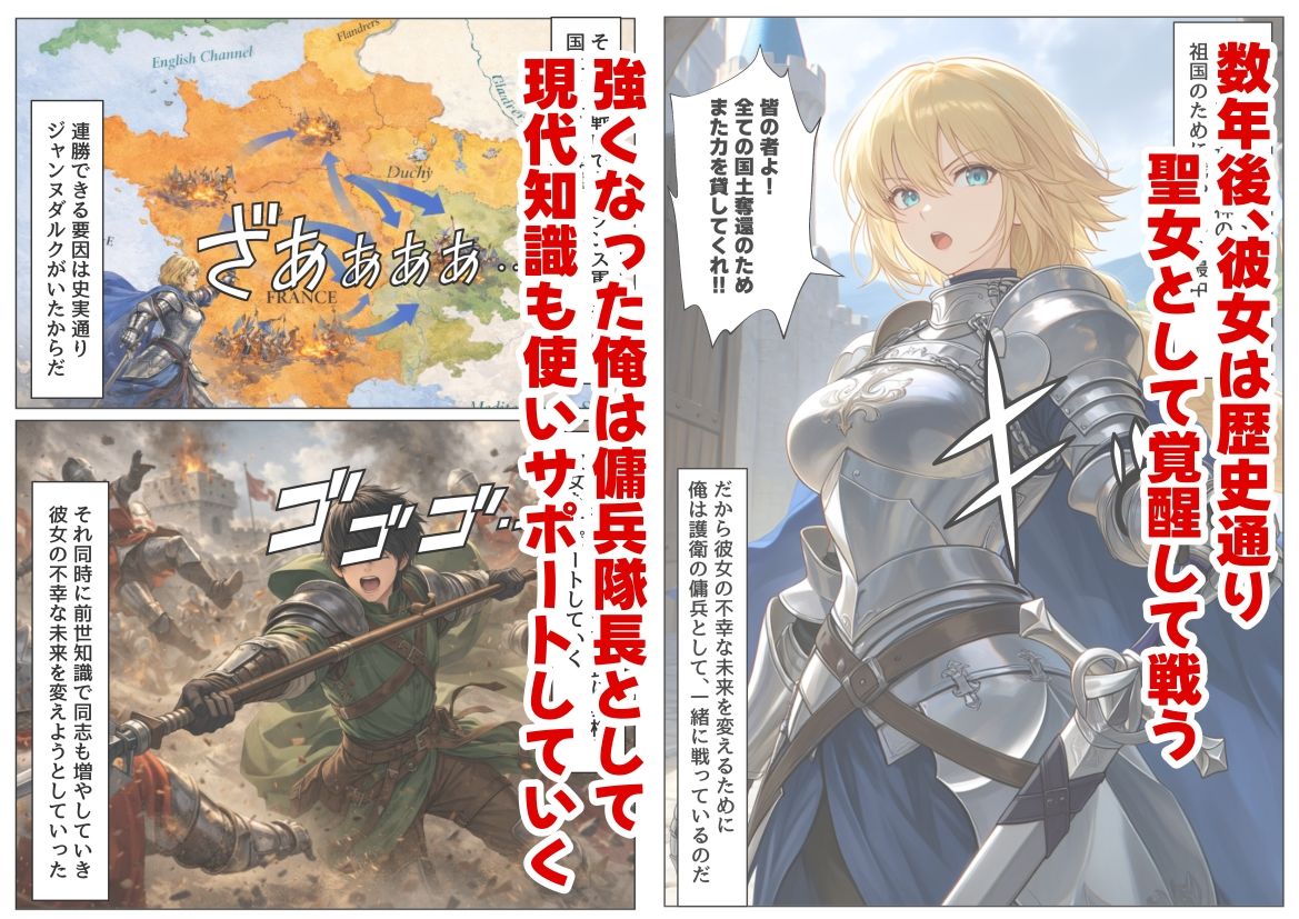 ジャンヌダル●の幼馴染に転生した俺は、彼女の悲惨な歴史を変える！！ 画像3