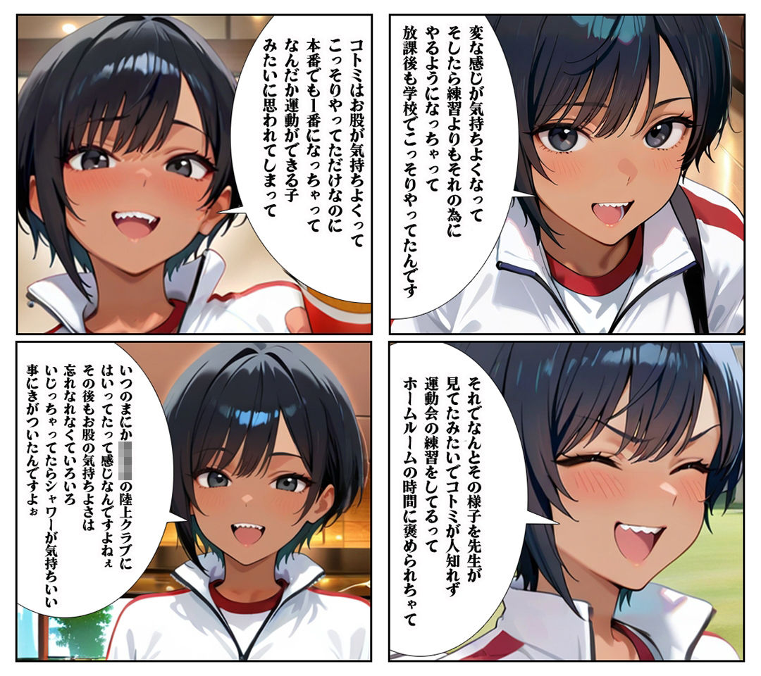 【汚パンツ女学園】第2話ボーイッシュな陸上部の女の子は性への興味が凄かった 画像3