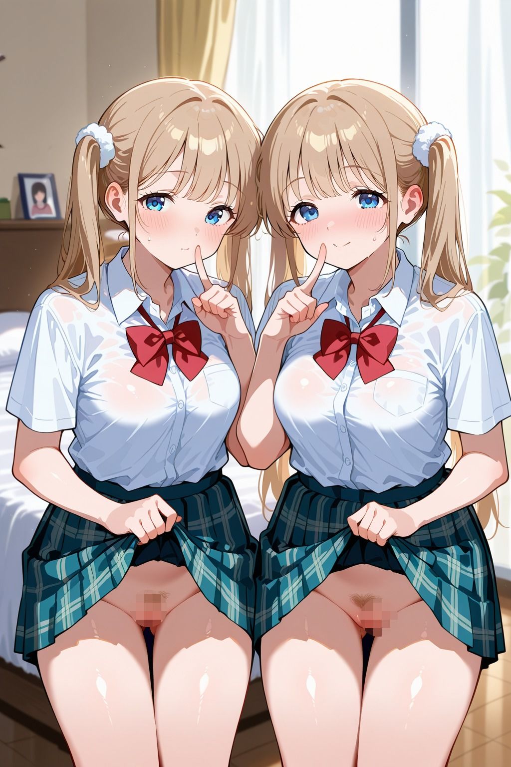 ノーパン双子の誘惑〜気持ちよさ2倍の絶頂〜の画像10